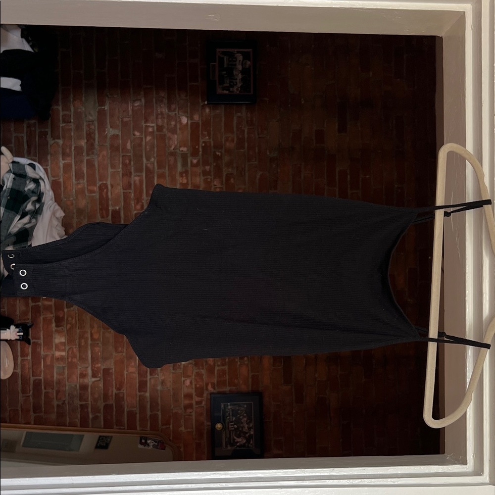 Wild Fable Black Ribbed Knit Top